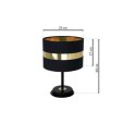 Lampa stołowa PALMIRA BLACK / GOLD 1xE27