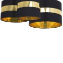 Lampa sufitowa PALMIRA BLACK / GOLD 3xE27