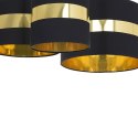 Lampa sufitowa PALMIRA BLACK / GOLD 3xE27