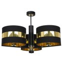 Lampa sufitowa PALMIRA BLACK / GOLD 3xE27