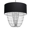 Lampa wisząca ALMERIA BLACK/CHROME 1xE27