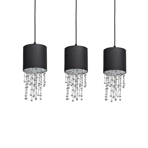 Lampa wisząca ALMERIA BLACK/CHROME 3xE27 Lampa wisząca ALMERIA BLACK/CHROME 3xE27