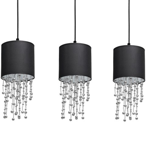 Lampa wisząca ALMERIA BLACK/CHROME 3xE27 Lampa wisząca ALMERIA BLACK/CHROME 3xE27