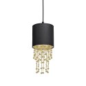 Lampa wisząca ALMERIA BLACK/GOLD 1xE27