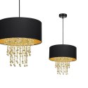 Lampa wisząca ALMERIA BLACK/GOLD 1xE27