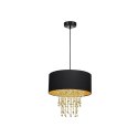 Lampa wisząca ALMERIA BLACK/GOLD 1xE27