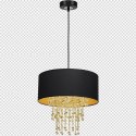 Lampa wisząca ALMERIA BLACK/GOLD 1xE27