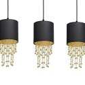 Lampa wisząca ALMERIA BLACK/GOLD 3xE27