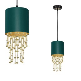 Lampa wisząca ALMERIA GREEN/GOLD 1xE27