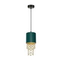 Lampa wisząca ALMERIA GREEN/GOLD 1xE27