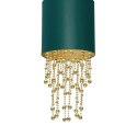 Lampa wisząca ALMERIA GREEN/GOLD 1xE27