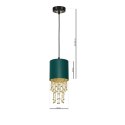 Lampa wisząca ALMERIA GREEN/GOLD 1xE27