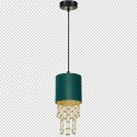 Lampa wisząca ALMERIA GREEN/GOLD 1xE27