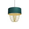 Lampa wisząca ALMERIA GREEN/GOLD 1xE27