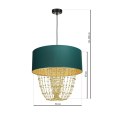 Lampa wisząca ALMERIA GREEN/GOLD 1xE27