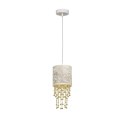 Lampa wisząca ALMERIA WHITE/GOLD 1xE27