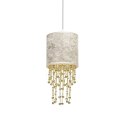 Lampa wisząca ALMERIA WHITE/GOLD 1xE27