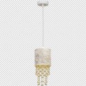 Lampa wisząca ALMERIA WHITE/GOLD 1xE27