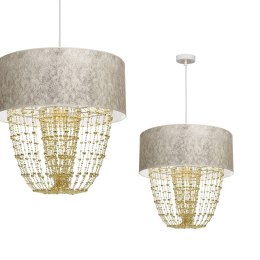 Lampa wisząca ALMERIA WHITE/GOLD 1xE27