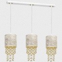 Lampa wisząca ALMERIA WHITE/GOLD 3xE27