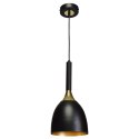 Lampa wisząca CLARK BLACK/GOLD 1xE27