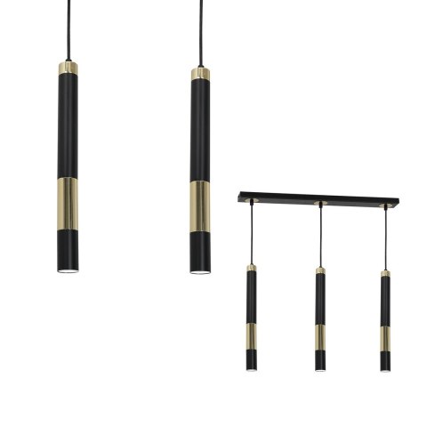 Lampa wisząca DALLAS GOLD 3x miniGU10