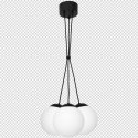 Lampa wisząca LIMA BLACK 3xE14