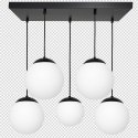 Lampa wisząca LIMA BLACK 5xE14