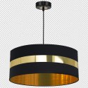 Lampa wisząca PALMIRA BLACK / GOLD 1xE27 60W