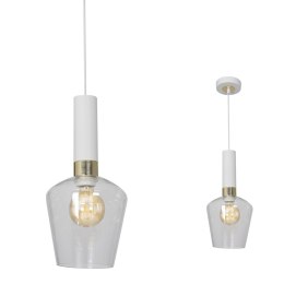 Lampa wisząca ROMA WHITE 1xE27