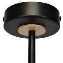 Lampa wisząca SALMA BLACK / WOOD 1xE27 60W