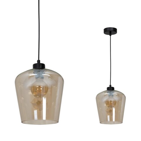 Lampa wisząca SANTIAGO AMBER 1xE27