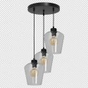 Lampa wisząca SANTIAGO CLEAR 3xE27