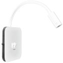 Lampka nocna BASE 8W+2W WHITE