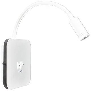 Lampka nocna Base 8W+2W Biały