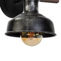 Kinkiet FARO BLACK/WOOD 1xE27 60W