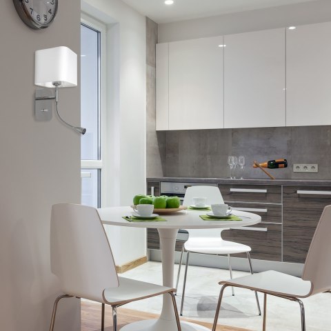 Kinkiet Napoli 1xE27 + 1W LED Biały / Chrome Kinkiet Napoli 1xE27 + 1W LED Biały / Chrome