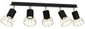 Lampa sufitowa DANTE Black/Gold 5x mini GU10