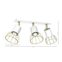 Lampa sufitowa DANTE White/Gold 3x mini GU10