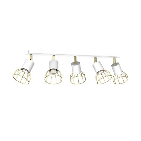 Lampa sufitowa DANTE White/Gold 5x mini GU10