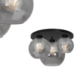 Lampa sufitowa SOFIA SMOKED 3xE27