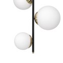 Lampa sufitowa SPARTA BLACK / GOLD 3xE14