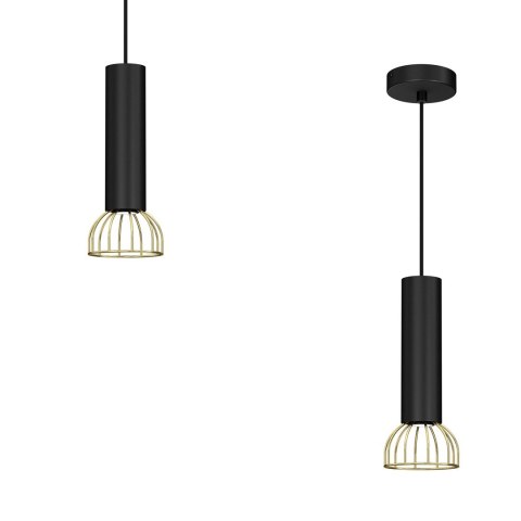 Lampa wisząca DANTE Black/Gold 1x mini GU10