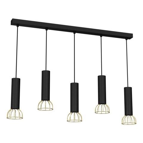 Lampa wisząca DANTE Black/Gold 5x mini GU10