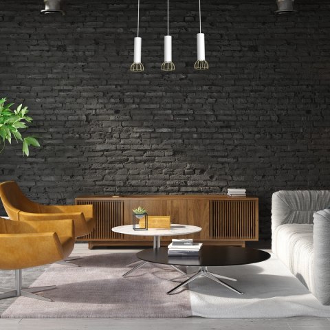 Lampa wisząca Dante 3x mini GU10 Biały/Złoty