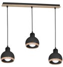 Lampa wisząca OVAL BLACK 3xE27