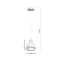 Lampa wisząca OVAL WHITE 1xE27