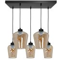 Lampa wisząca SANTIAGO AMBER 5xE27