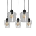 Lampa wisząca SANTIAGO CLEAR 5xE27