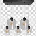 Lampa wisząca SANTIAGO CLEAR 5xE27